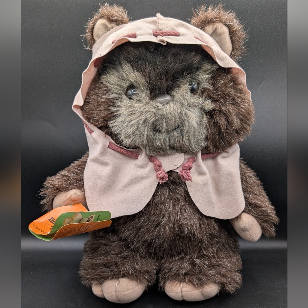 Vintage Star Wars Return of the Jedi PAPLOO Ewok Plush w/Tags 1984